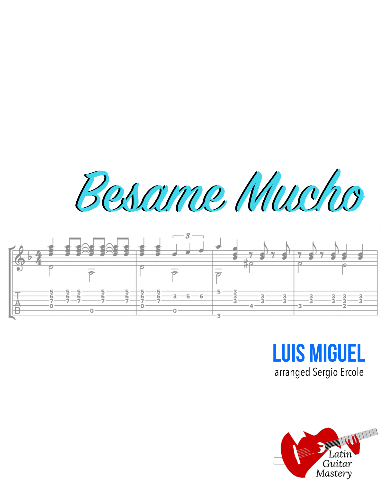 Bésame Mucho Latin Guitar Mastery